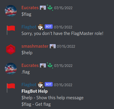 FlagMaster role required